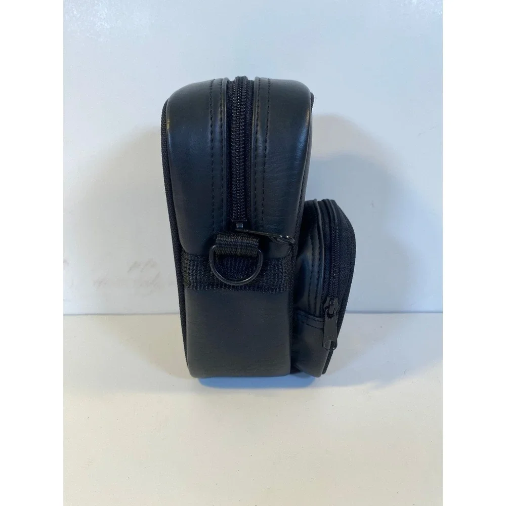 Nikon Black Faux Leather Compact Camera Case Pouch with Belt Loop and Pockets